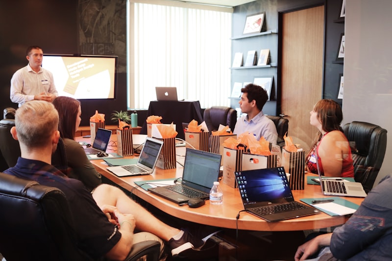 Team brainstorming and planning magical app experiences